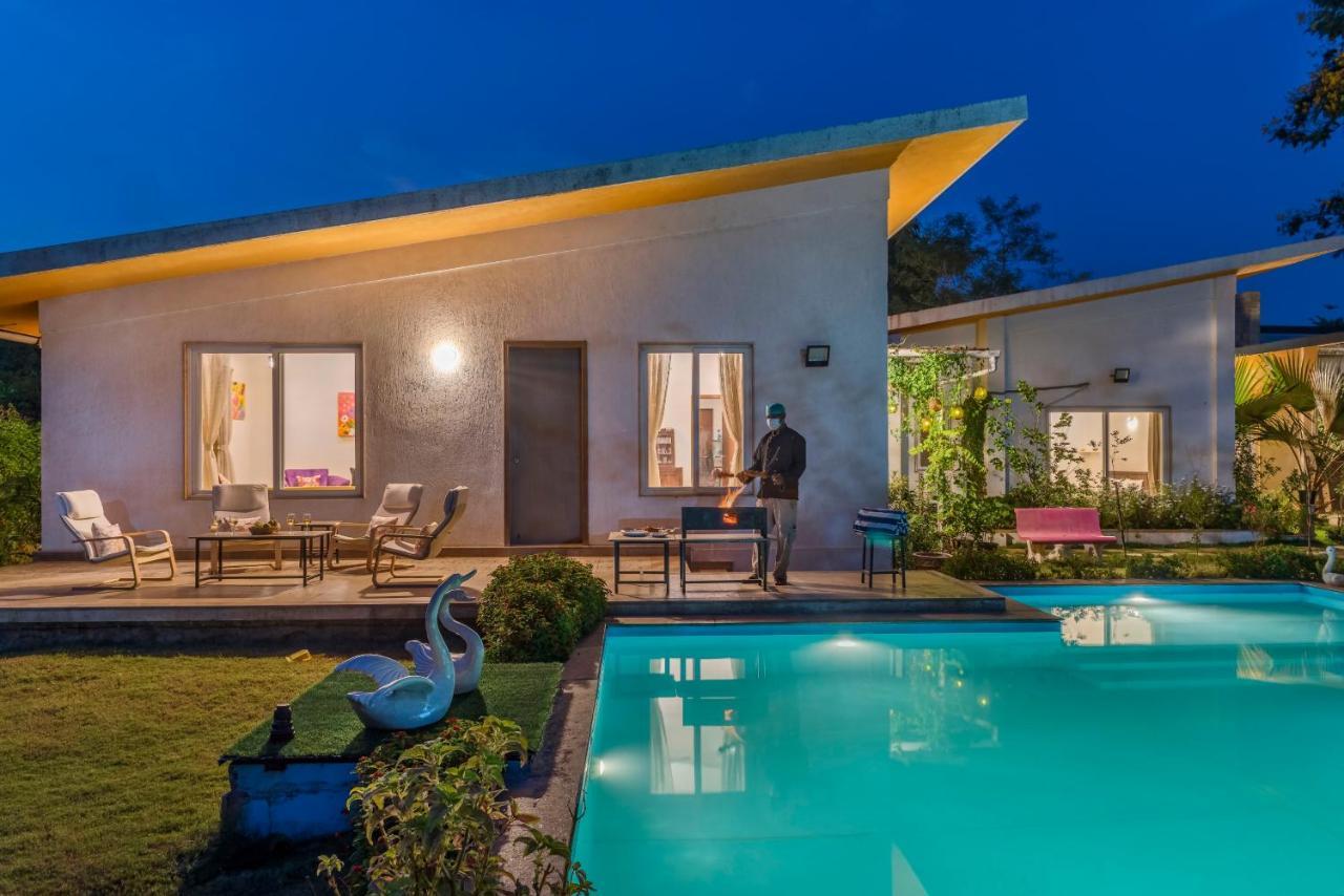 Saffronstays Roselle, Malavli - Pet-Friendly Pool Villa With Modern Interiors Lonavala Dış mekan fotoğraf